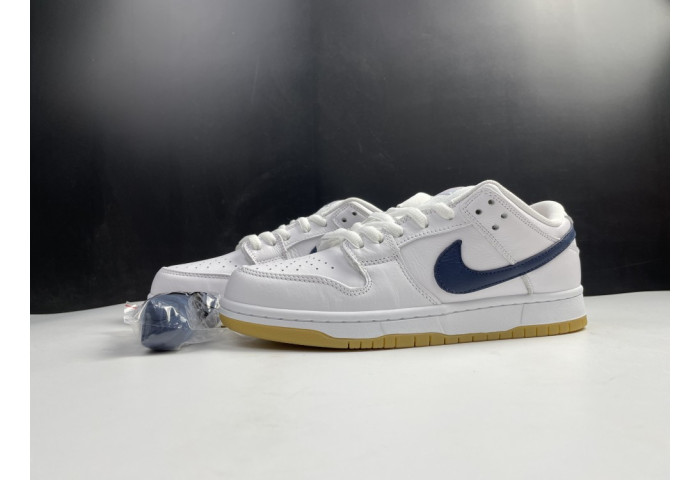 Nike SB Dunk Low Orange Label White Navy CZ2249-100
