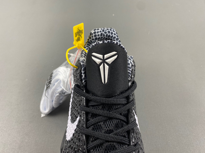 Nike Kobe 7 VI WHITE AND BLACK BLANC ET NOIR CW2190-002