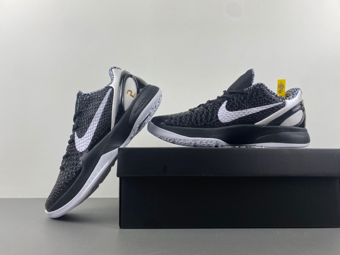Nike Kobe 7 VI WHITE AND BLACK BLANC ET NOIR CW2190-002