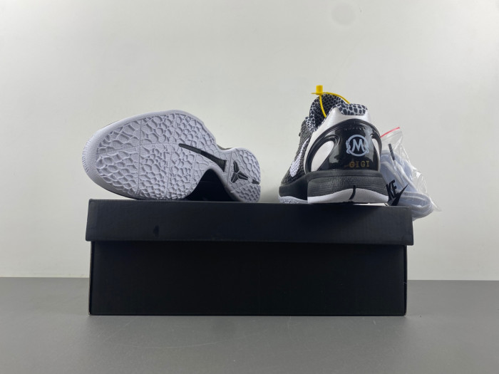 Nike Kobe 7 VI WHITE AND BLACK BLANC ET NOIR CW2190-002