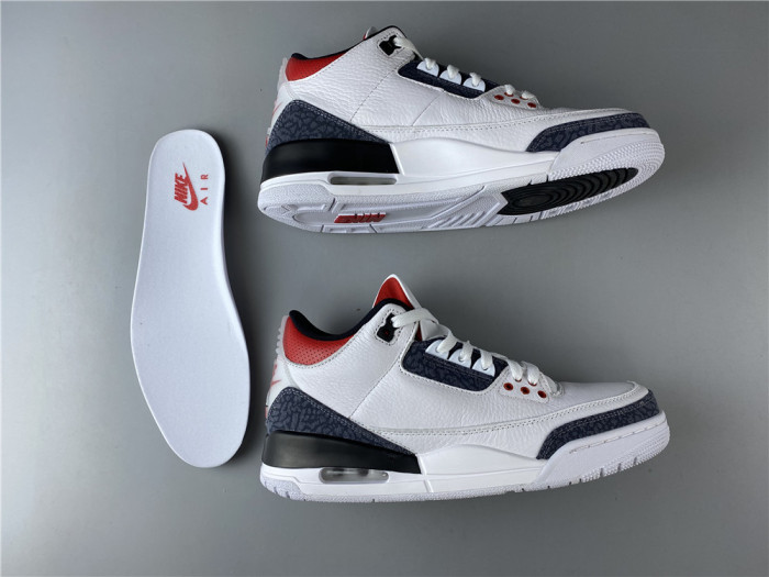 Jordan 3 Retro SE Fire Red Denim (2020) CZ6431-100