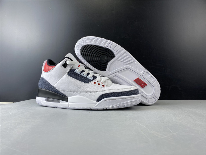 Jordan 3 Retro SE Fire Red Denim (2020) CZ6431-100