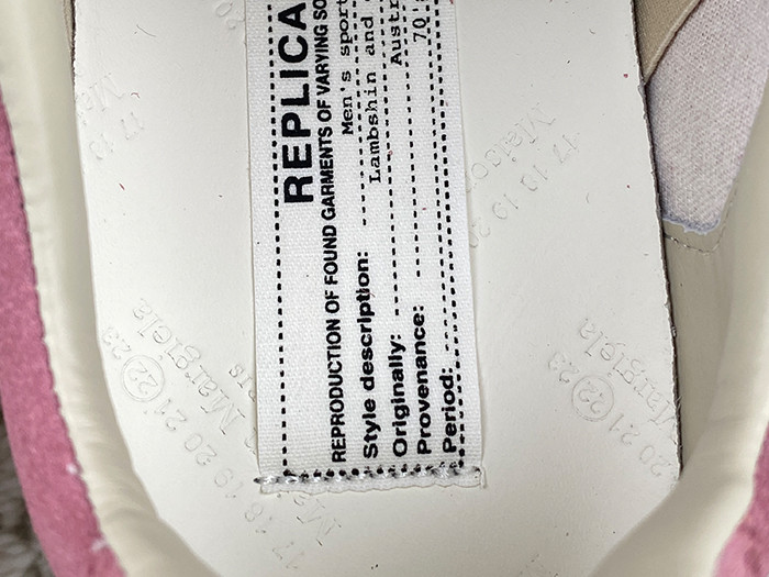 ma*s*n Ma*i*la calfskin sneakers