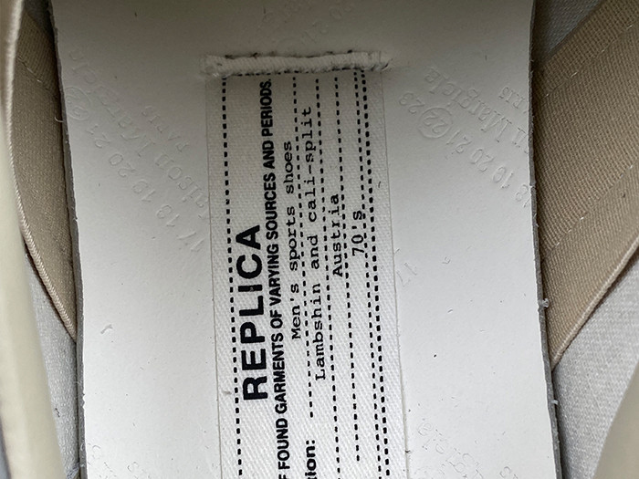 ma*s*n Ma*i*la calfskin sneakers