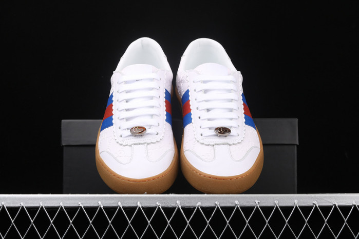 GC JBG LEATHER AND SUED WHITE