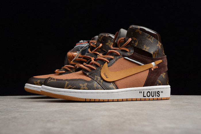 OFF–WHITE X NIKE AIR JORDAN 1S(WITH CASE)