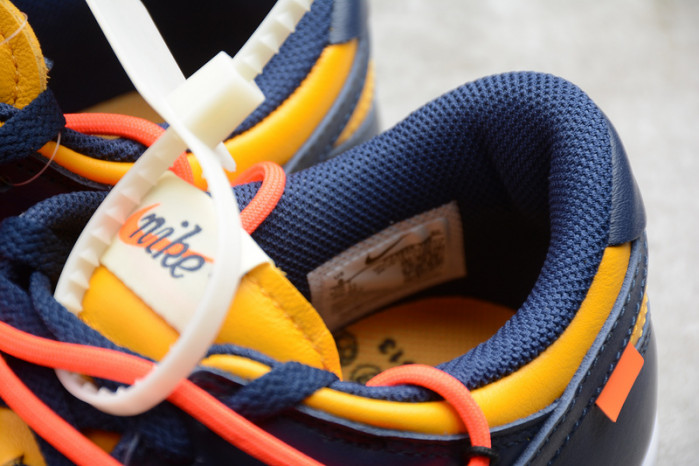 Nike Dunk Low Off-White University Gold Midnight Navy CT0856-700
