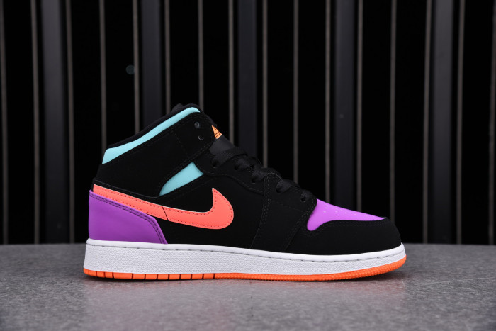 Jordan 1 Mid Multi-Color (GS) 554725 083