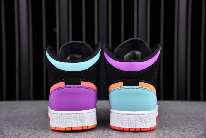 Jordan 1 Mid Multi-Color (GS) 554725 083