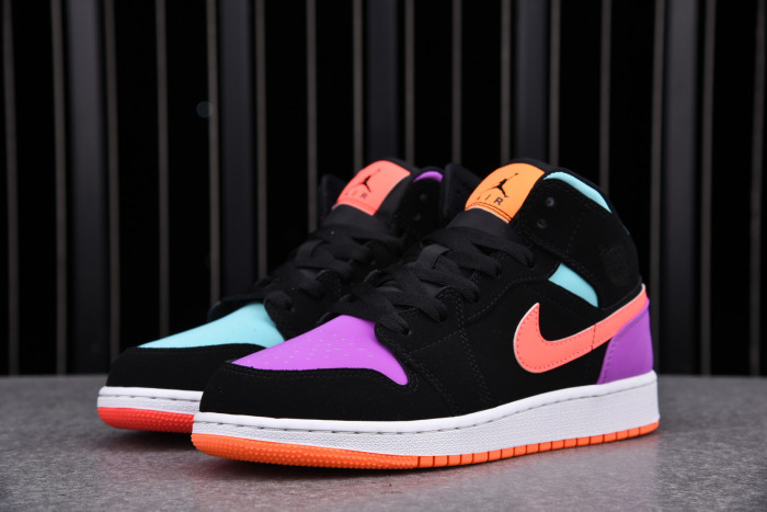 Jordan 1 Mid Multi-Color (GS) 554725 083