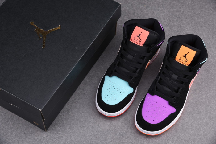 Jordan 1 Mid Multi-Color (GS) 554725 083